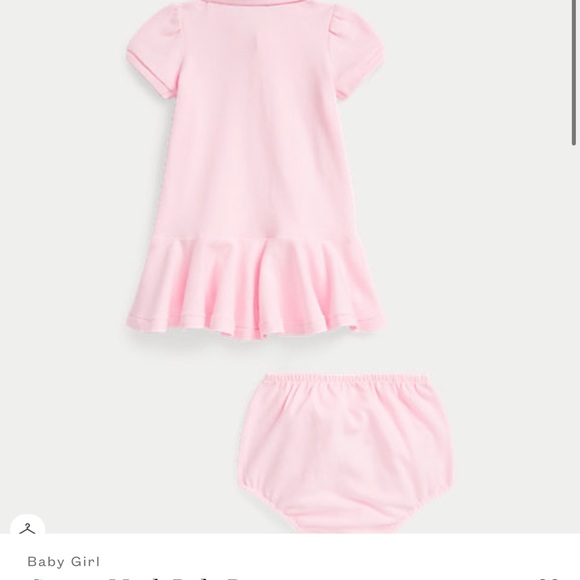 Ralph Lauren Light Pink Polo Dress & Bottoms Size 6 Months - Picture 5 of 5